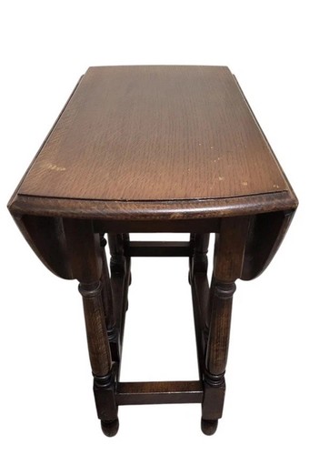 Vintage oak drop leaf small - vintage,