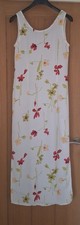 Ladies White Floral  Dress By