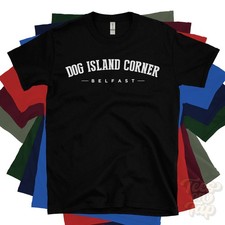 DOG ISLAND CORNER BELFAST T-SHIRT Waldo Maine USA retro varsity hometown gift