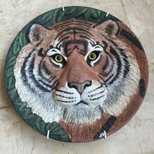 Eye Of The Tiger Limited Edition Hand Crafted 3D display plate 