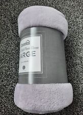 Dunelm Large Soft Fleece Throw