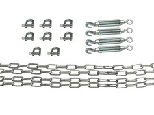 Static Caravan Chain Down Restraining Kit - Shingle Base Mobile Home Axle Stands