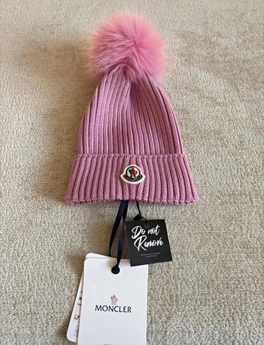 Moncler baby pink ribbed - pink,