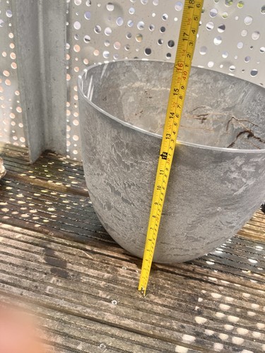 Bola artstone plant pot - artstone,