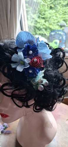 Hair flower clip corsage - or,
