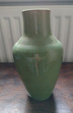 Vintage Dicker Ware Sussex Pottery Vase 24cm Tall