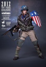 Hot Toys MMS180 "CAPTAIN AMERICA (RESCUE UNIFORM)" from 'Captain America'. Mint.