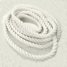 14 mm thick Premium Quality Natural Soft Cotton Rope Cord Twisted Twine Macrame