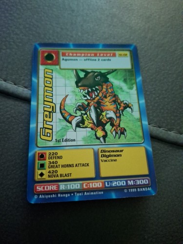 Digimon tcg vintage 1999 - st,