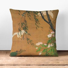 Plump Cushion Lu Ji Egrets and