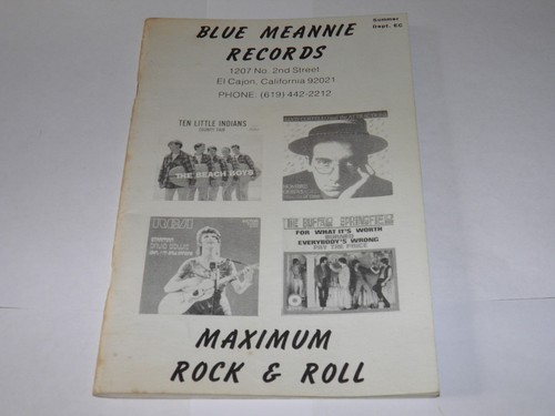 Vintage blue meanie record - meanie,