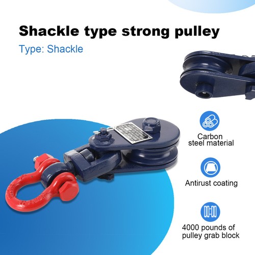 Ton snatch block with - ton,