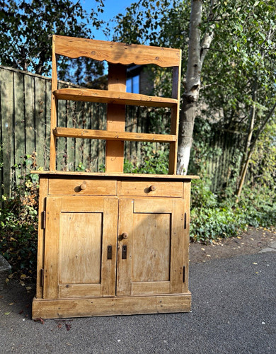 Antique small pine dresser