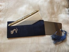 Vintage Handbag Comb And Mirror Set