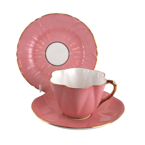 Shelley tea trio dainty shape - tea,