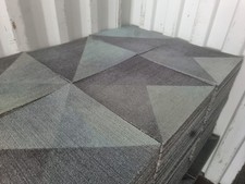 620 x MILLIKEN CLERKENWELL THREE CORNERS THICK CUSHIONED CARPET TILES £2.40/M2