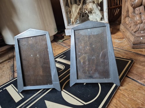 Pair old antique vintage - , arts