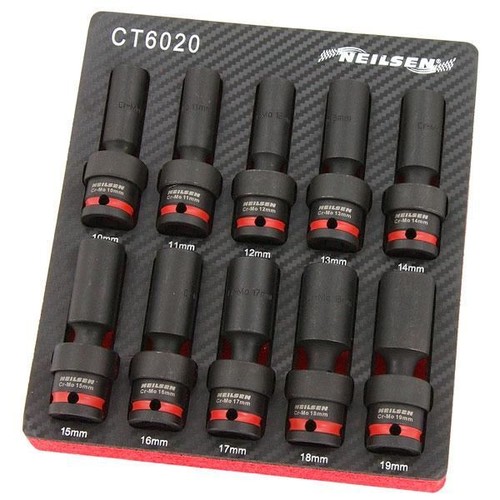 Socket set 2in drive deep - socket,