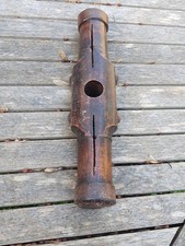 Caulking Mallet Wooden Head Iron Bound Shipwright Tool - FREE SHIPPING