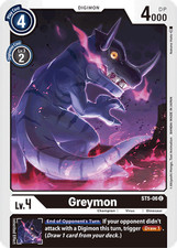 Digimon Greymon [ST5-06] [Starter Deck: Machine Black] Near Mint