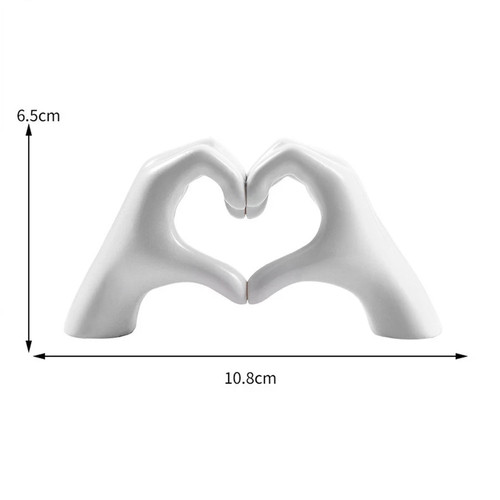 Heart shaped hand - shaped,