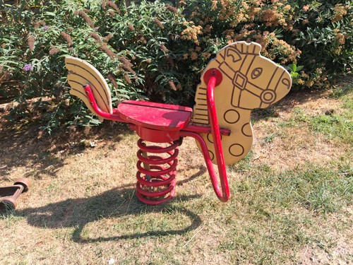 Vintage playground rocking - playground,