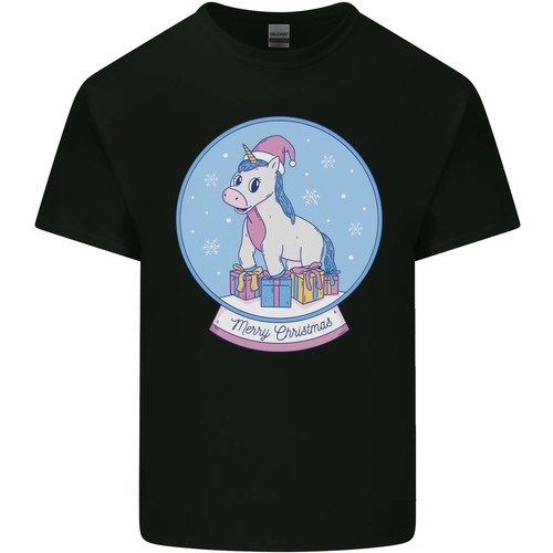 Christmas unicorn snow globe - snow,