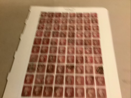Sg43 penny red plate - sg43, full