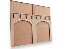 Low Relief Retaining Wall Arch Kit O Gauge (Double Arch)