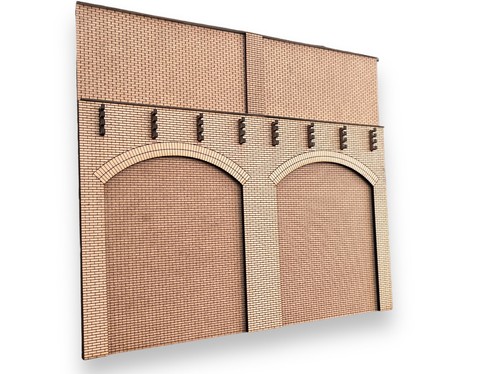 Low relief retaining wall - low,