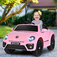 Beetle Kids Electric Ride On Car Toddler 12V Battery Vehicle Toy-Pink