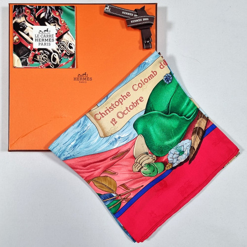 Rare vintage hermes silk scarf - vintage,
