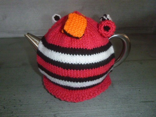 Hand knitted novelty tea - novelty,