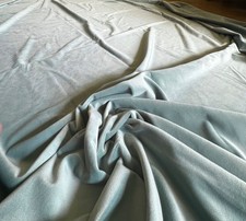 Designers Guild ‘Velluto, Duckegg’ velvet fabric 240300