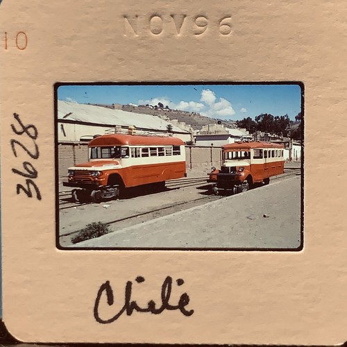 1996 chile railbus train - chile,