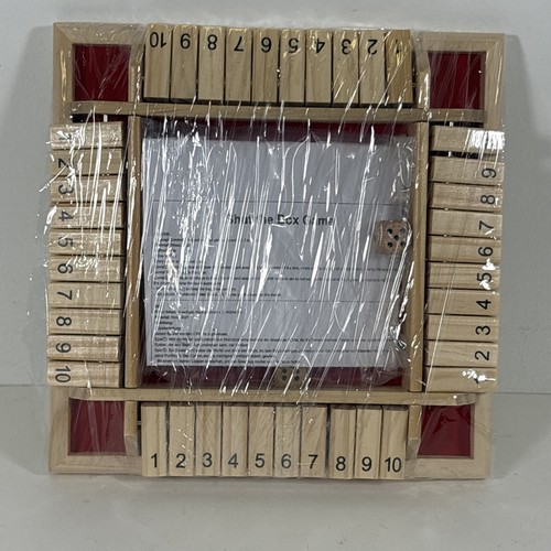 Wooden shut the box - the,