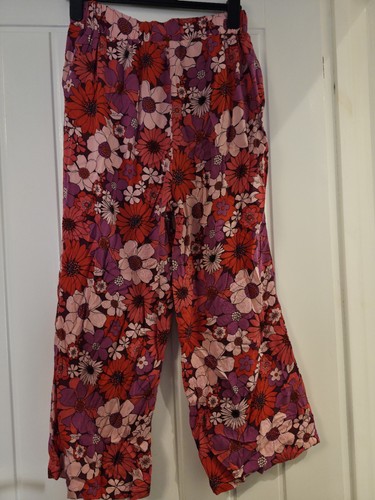 Womens trousers floral - -,