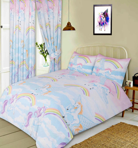 Unicorns duvet cover set - unicorns,