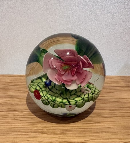 Vintage glass botanical floral