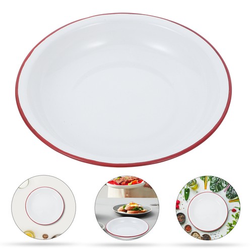 Enamel plate deep - plate,