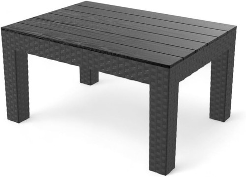 Black rattan coffee - black,