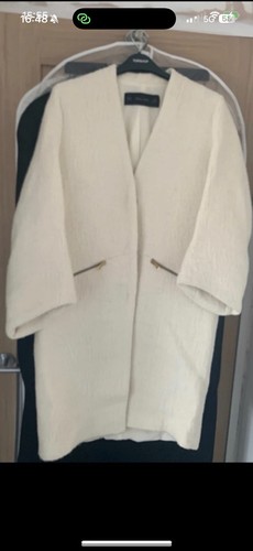 Zara boucle coat - boucle, /