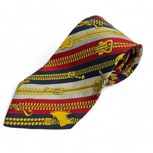 Vintage moschino silk neck - vintage, tie