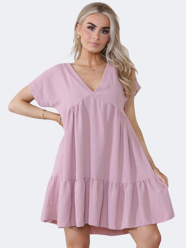 Ladies women neck smock - women, v-neck
