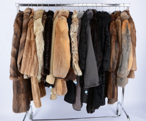 Real fur coat lot mink - 20,