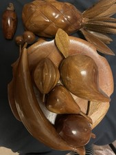 Hand Carved Cuban Wooden Fruit