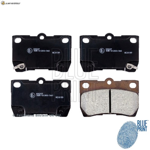 Brake pad set disc - pad,