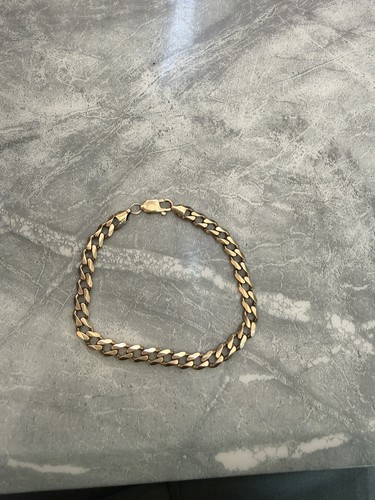 9ct curb bracelet - curb,