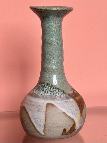 Vintage stoneware vase - 5”,