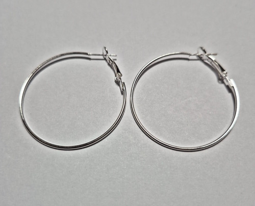 925 sterling silver hoop - sterling,